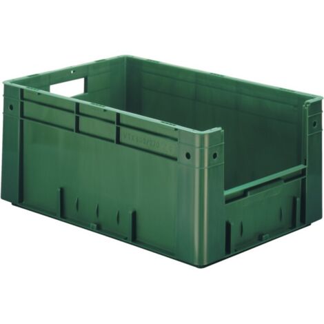 Caisse de transport gerbable VTK 600/270-4 bleu (Par 2)