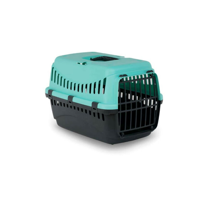 Caisse de transport animaux de petite taille - bleue - 46x31x32cm - Nayeco