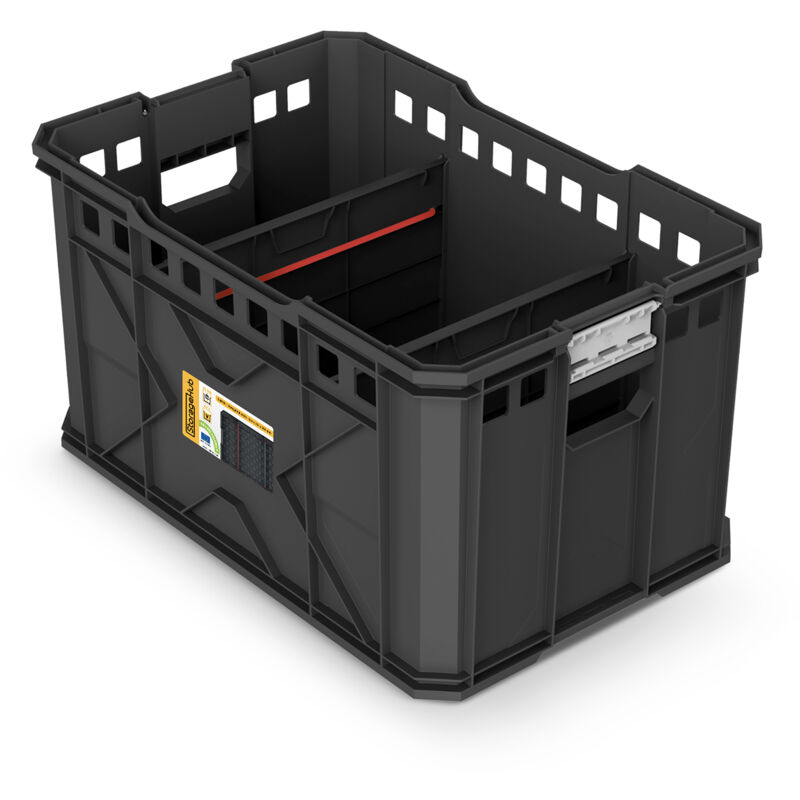 StorageHub-4220 caisse de transport de 42L compatible avec les caisses à outils empillables StorageHub