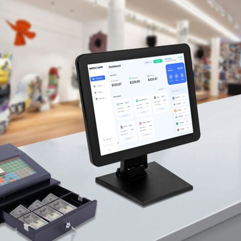 SENDERPICK Caisse enregistreuse électronique Caisse enregistreuse pour la gastronomie et le commerce de détail Système de caisse