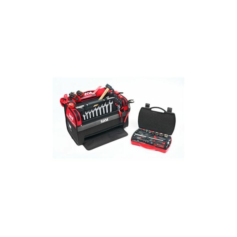 Sam Outillage - Mallette à outils Mallette à outils pour électriciens sam, Jeu de 100 pièces ( Prix pour 1 )