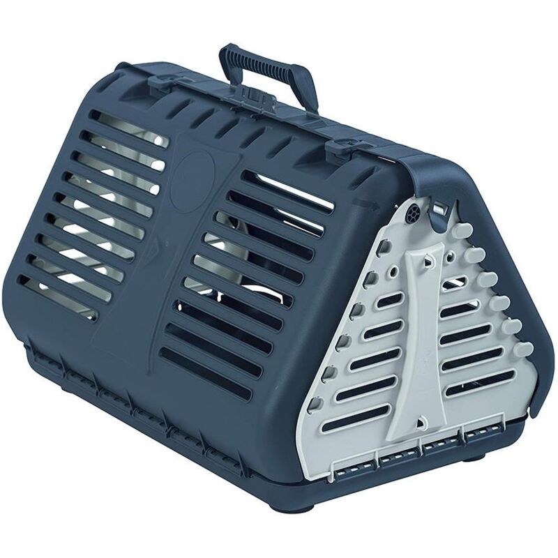 M Pets - rotho Toby Anthracite - cage de transport pour animaux