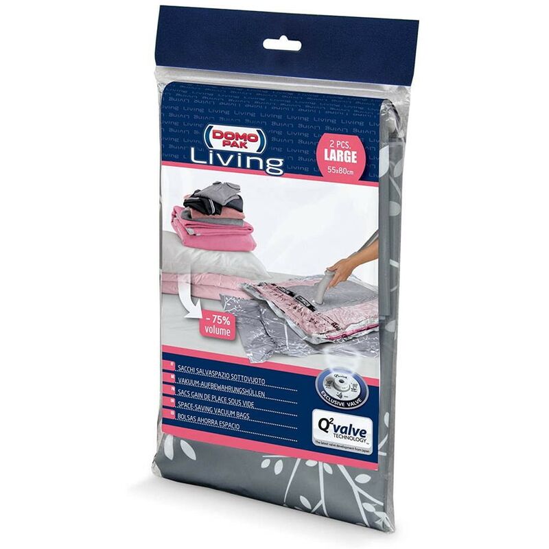 Domo - Caisses sous vide pak gain de place 55x80 cm