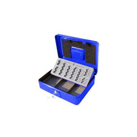 Caissette à monnaie euro bleu Stark PE01 300x90x240mm