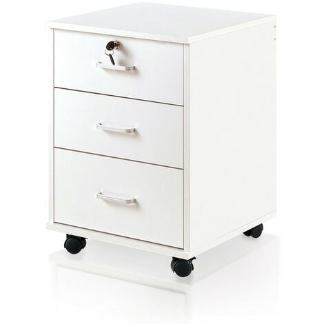 MODIA - Bureau 150cm + Extension + Caisson H64cm + 4 Meubles de Rangements  -  - Meubles, Salons, Literie