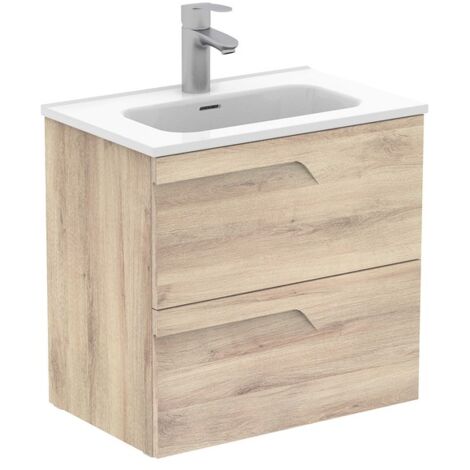 Caisson Ancomalin 2 tiroirs - Anconetti - Beige nature - 60cm