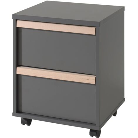 Caisson bois hêtre gris anthracite London