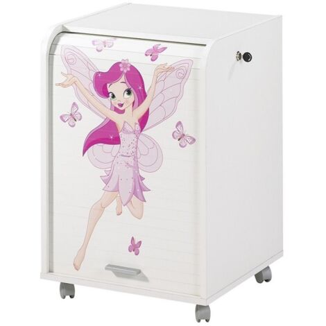 Caisson de Bureau Blanc 2 Tiroirs - Coloris: Fée 217