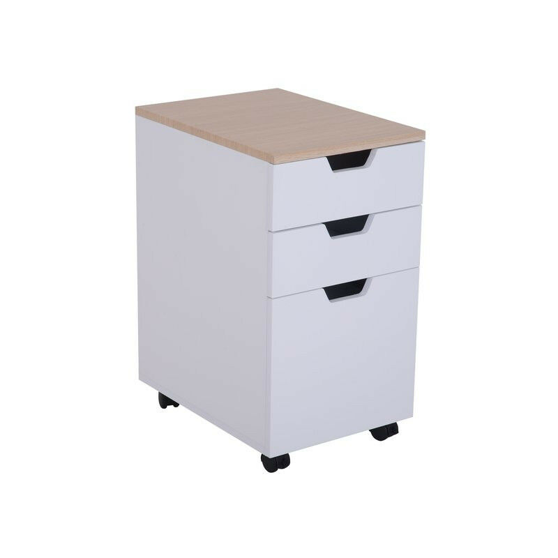 Caisson de bureau brick blanc