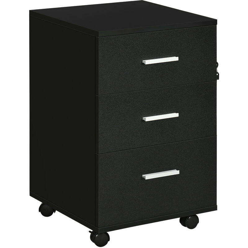 Caisson de bureau rangement jeanne noir
