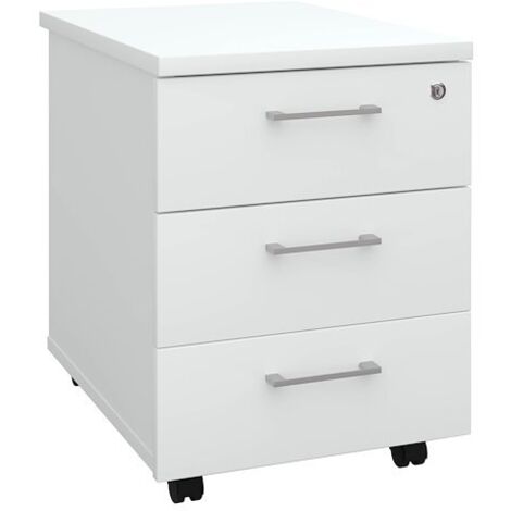 Caisson mobile 3 tiroirs blanc - Arch - Maxiburo