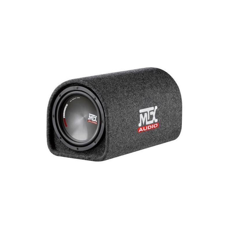 Caisson tube actif avec subwoofer Mtx Audio RTT8P - 20cm reflex et ampli Classe-D 120W rms filtre actif et télécommande