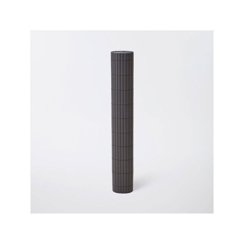 

Cañizo PVC de doble caña (Antracita). Varias medidas - 1x3 metros -