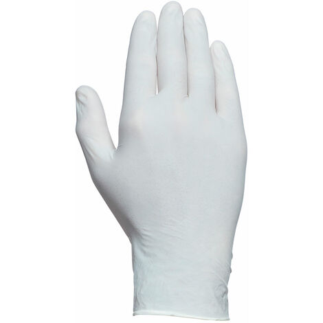 caja 100 guantes desechables látex con polvo talla 8 juba
