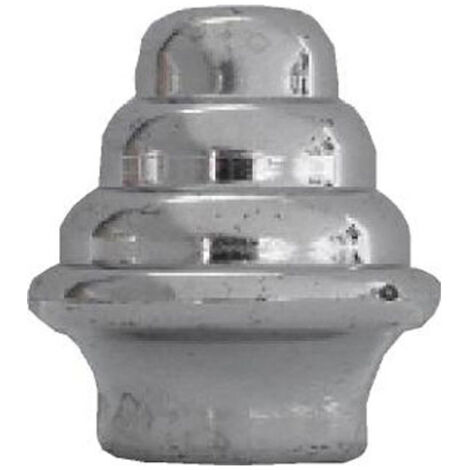 Caja 100 tapon remate rizado blanco 12mm 73318 micel