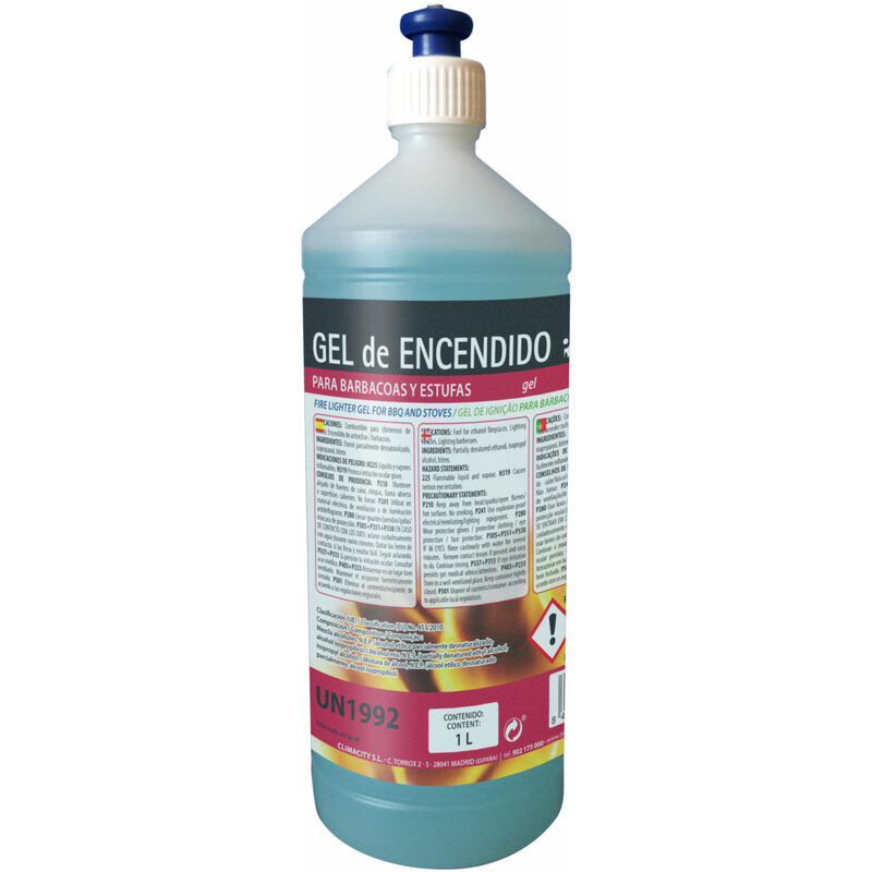 

Purline - Gel de encendido para Barbacoas y Estufas, Caja de 15 botellas