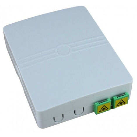 Caja 2 Sc/apc Simpex Fibra Superficie Interior Con Adaptadores F-ro-2scg2