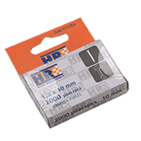 CAJA 2000 GRAPAS T/CLAVO  1,2x10 MM ALYCO ORANGE