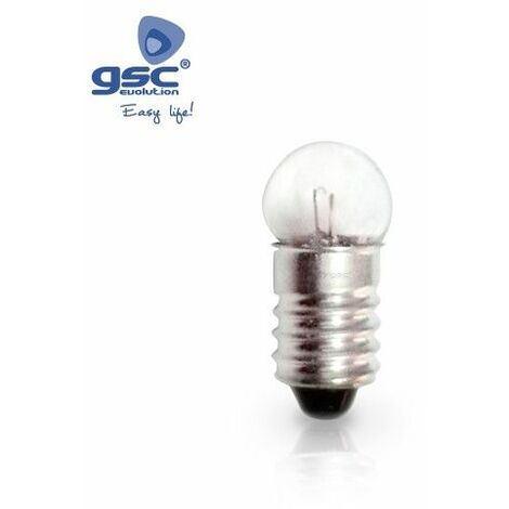 Caja 25 unidades bombilla E10 manualidades 4,8V GSC 002000844
