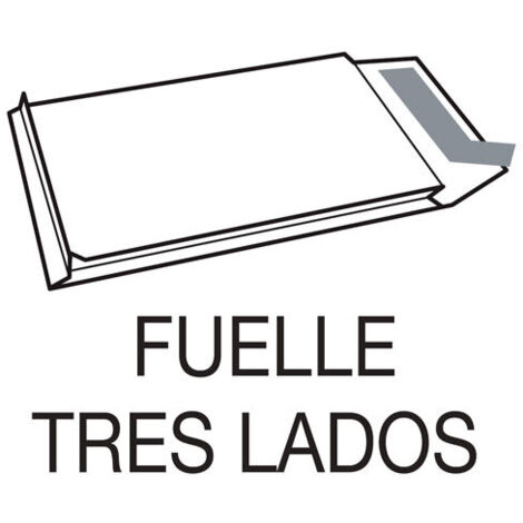 CAJA 250 BOLSAS DIN B4 FOLIO (250X353) BOLSA FUELLE 250X353X30  KRAFT 120 GRS.  FUELLE 3 LADOS - AUTOSAM TIRA DE SILICONA SAM 149018