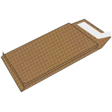 CAJA 250 BOLSAS FUELLE (280X365X30) KRAFT ARMADO 155 GRS. FUELLE 3 LADOS - ENVIO SEGURIDAD AUTOADHESIVO TIRA DE SILICONA SAM 149037