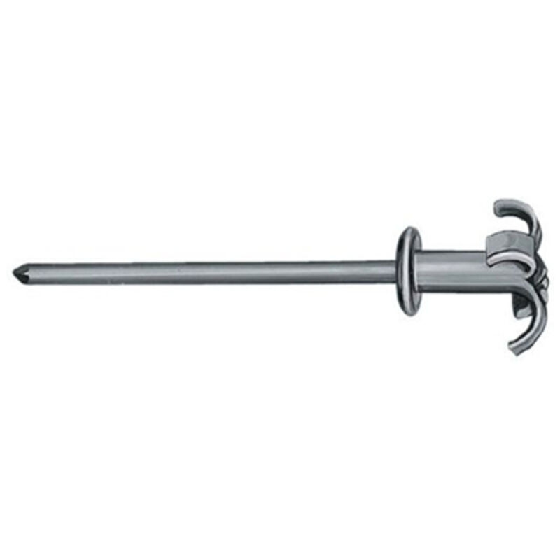 Damesa - Boite de 250 rivets aluminium fleur large 14mm 4.8x16mm