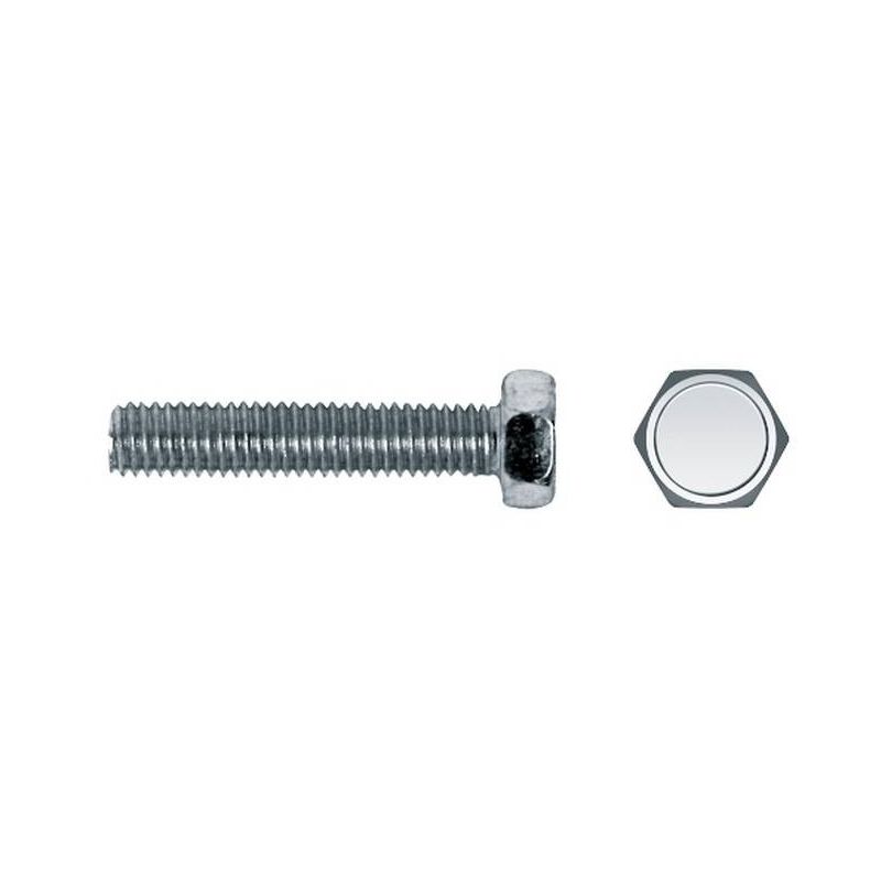 

9640933 Tornillo rosca métrica cabeza hexagonal DIN 933 6x40 mm zincado (Envase 250 ud) - Celo