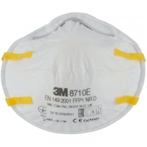 CAJA 3 MASCARILLAS RESPIRADORAS 8710-3 FFP1 3M 7100329378
