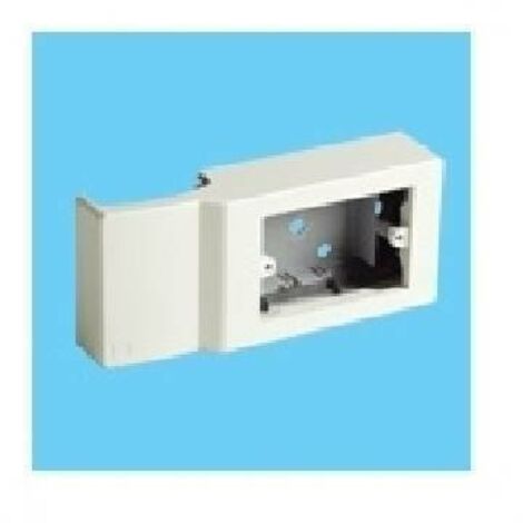 Caja 3 módulos Bocchiotti para canal TCN Blanco B03593