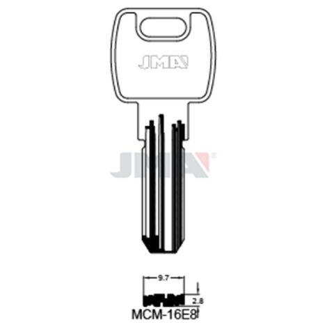 Caja 30+5 Llaves Seguridad MCM16E8 Promo JMA