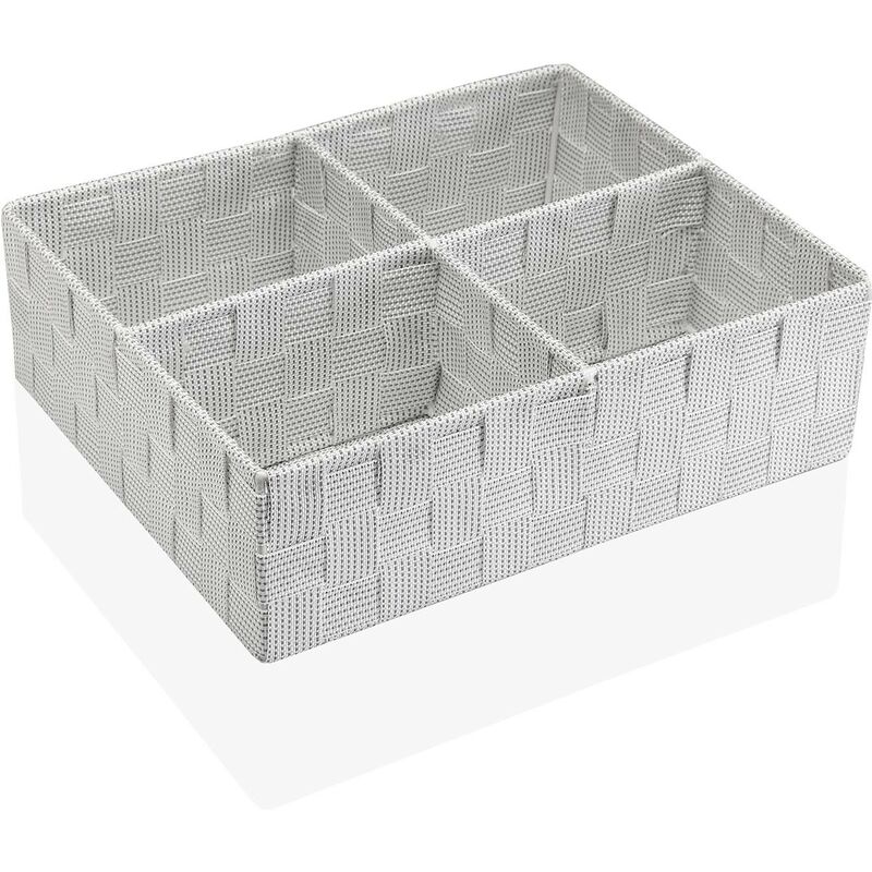 

Caja 4 Compartimentos Blanca