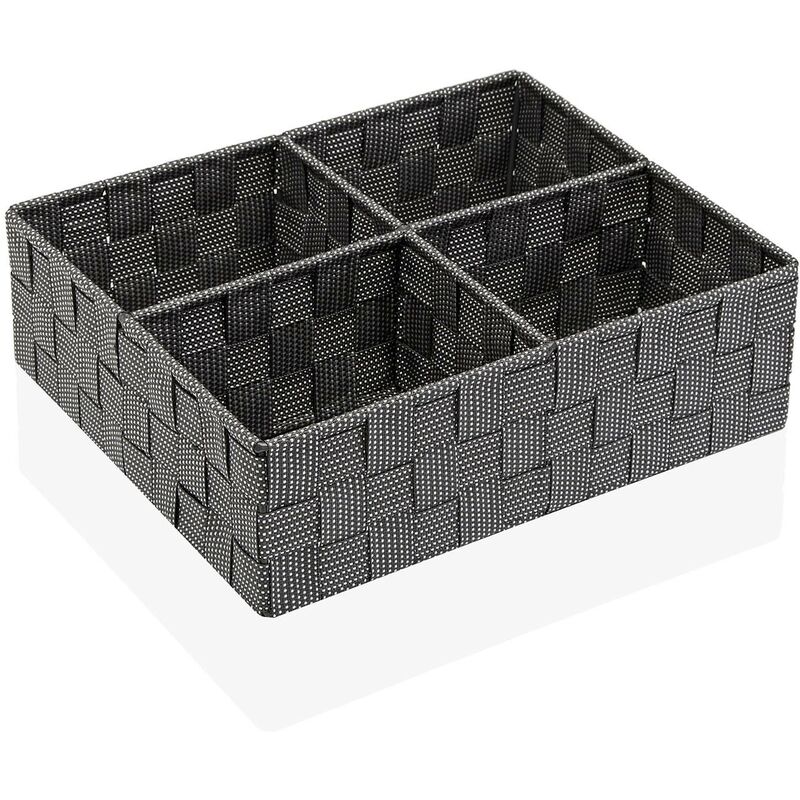 

Caja 4 Compartimentos Gris