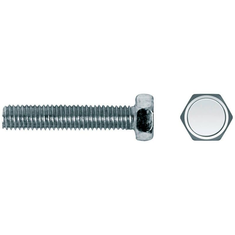 Caja 40 unid. tornillo métrica hexagonal din/ref 933 Ø8x70mm zincado Celo