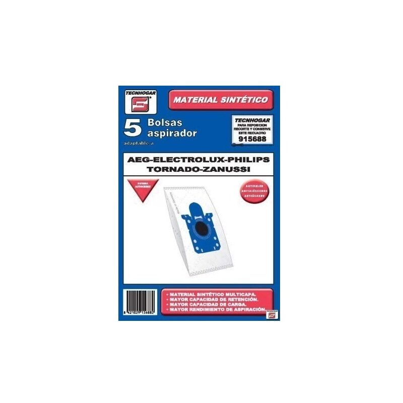 

Bolsa Aspirador Papel Aeg-Elect-Philips Thogar 5 Pz 915688