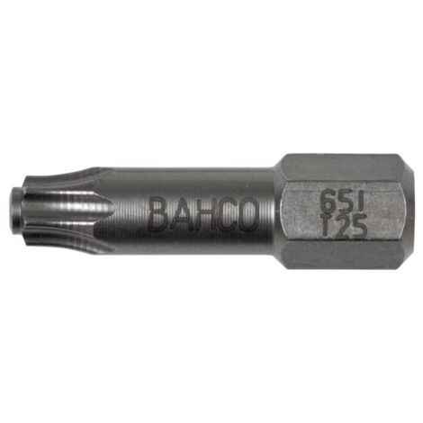 *CAJA 5 PUNTAS T15 25MM 1/4" STAINLESS-BAHCO