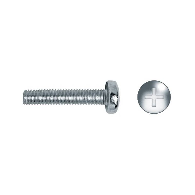 

94157985 Tornillo rosca métrica cabeza alomada impronta PHILIPS DIN 7985 4x15 mm cincado (Envase 500 ud) - Celo