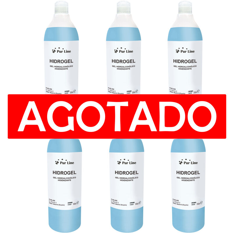

Gel hidroalcohólico higienizante, caja de 6 botellas 1L