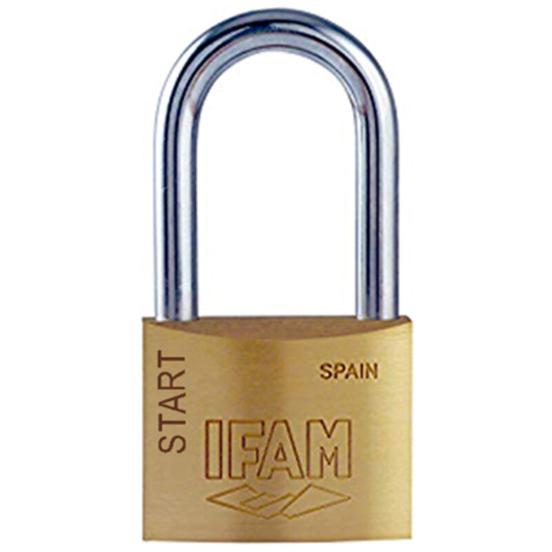 Coffret de 6 cadenas 50 clés hautes en laiton 501 start sr50al-1 Ifam