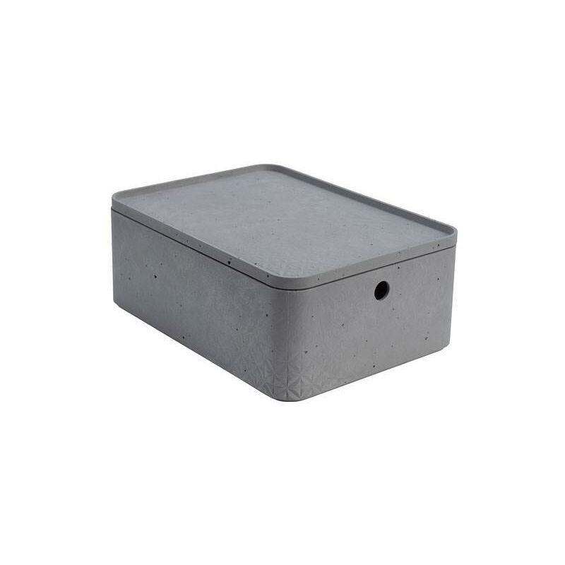 

Caja de ordenación Beton Rectangular 8L Gris Cemento - Curver