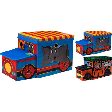 CAJA CAMION DECO INFANTIL 55x26x31 CM
