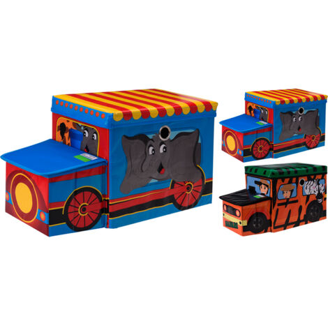 CAJA CAMION DECO INFANTIL 55x26x31 CM