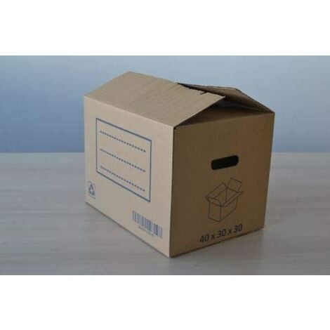 Caja Carton Mudanza Asa Troquelada 40x30x30  80020