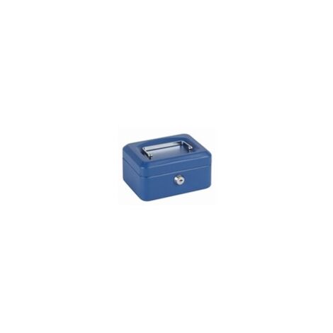 CAJA CAUDALES AZUL - 15X11X8CM