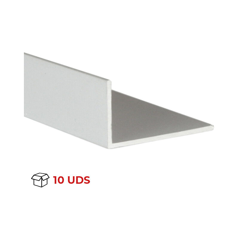 

REI - Perfil de Ángulo | Fabricado en Aluminio | Acabado en Anodizado Mate | Para Proyectos de Construcción, Reformas y Bricolaje | Medidas