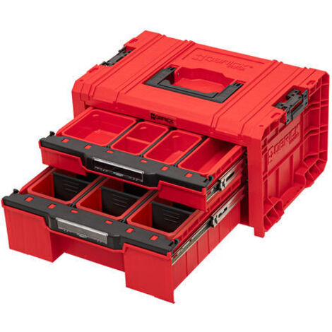 Caja con cajones Qbrick System PRO DRAWER 2 TOOLBOX EXPERT RED Ultra HD
