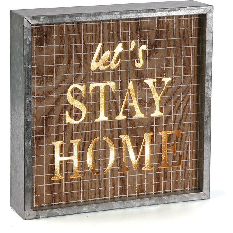 

Caja con luz stay home - Rogal