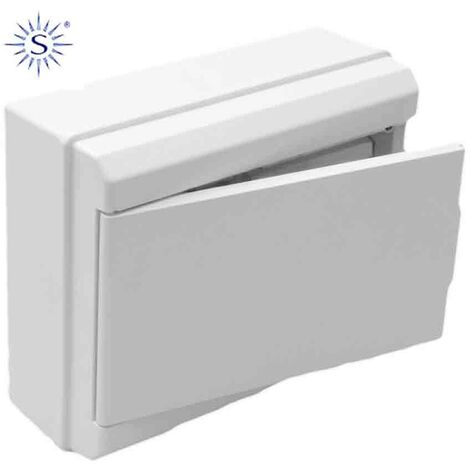 Caja 150x150x50 tapa blanca con garra metálica - GroupSumi