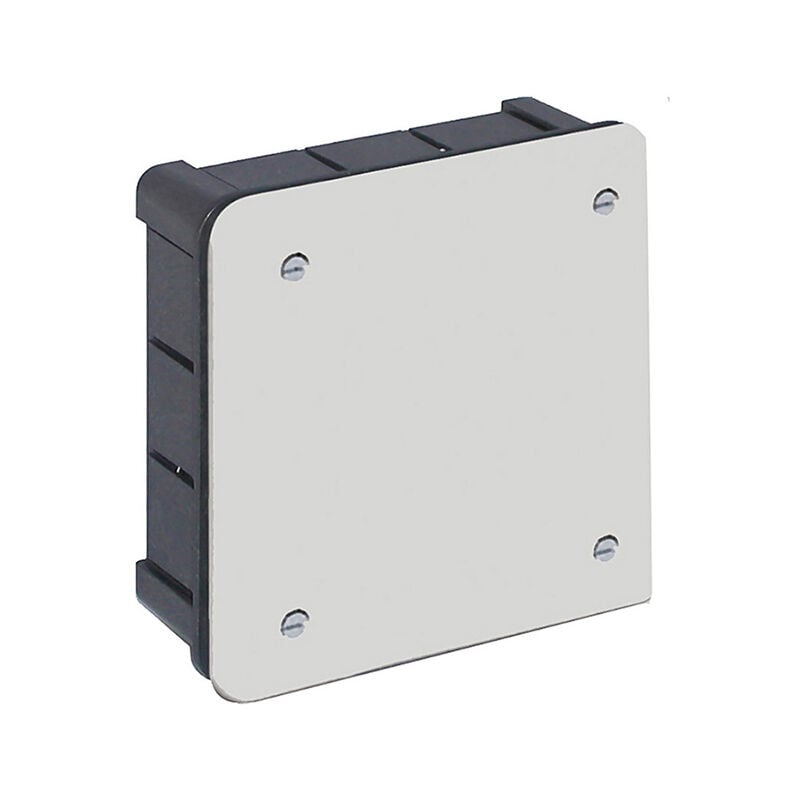 

Caja cuadrada 100x100x45mm con tornillos retractilada - Solera