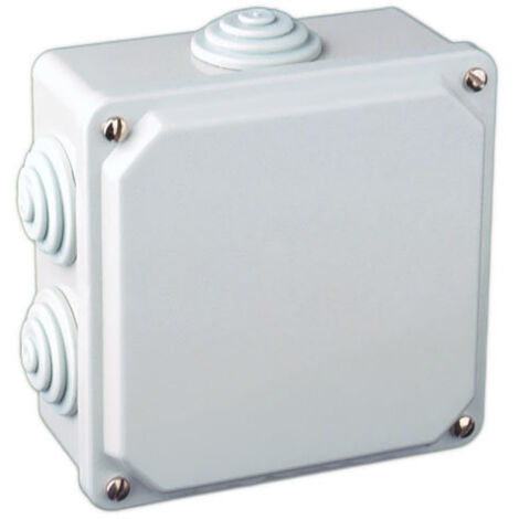 Caja cuadrada  de 7 conos de 100 x 100 x 50 mm Electro Dh 36.440 8430552080144