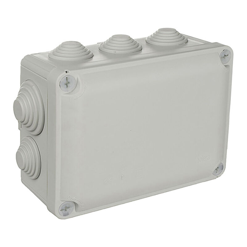 

Caja cuadrada estanca 160x135x70mm con tornillos retractilada - Solera
